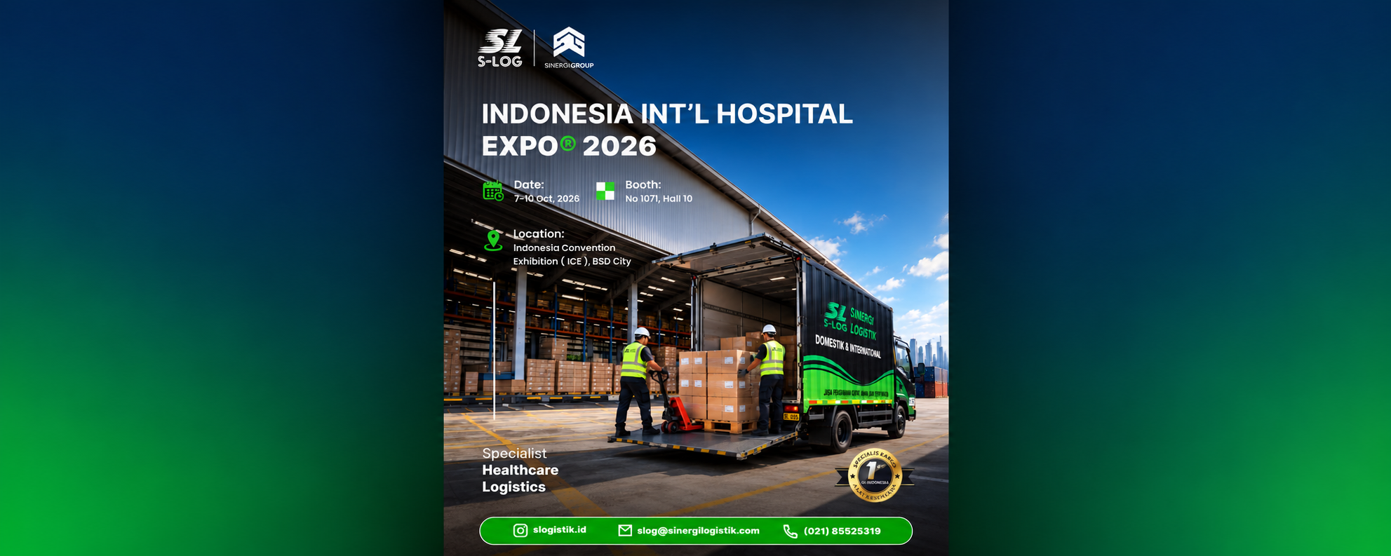 Sinergi Logistik (S-LOG) Hadir di HOSPEX 2026
