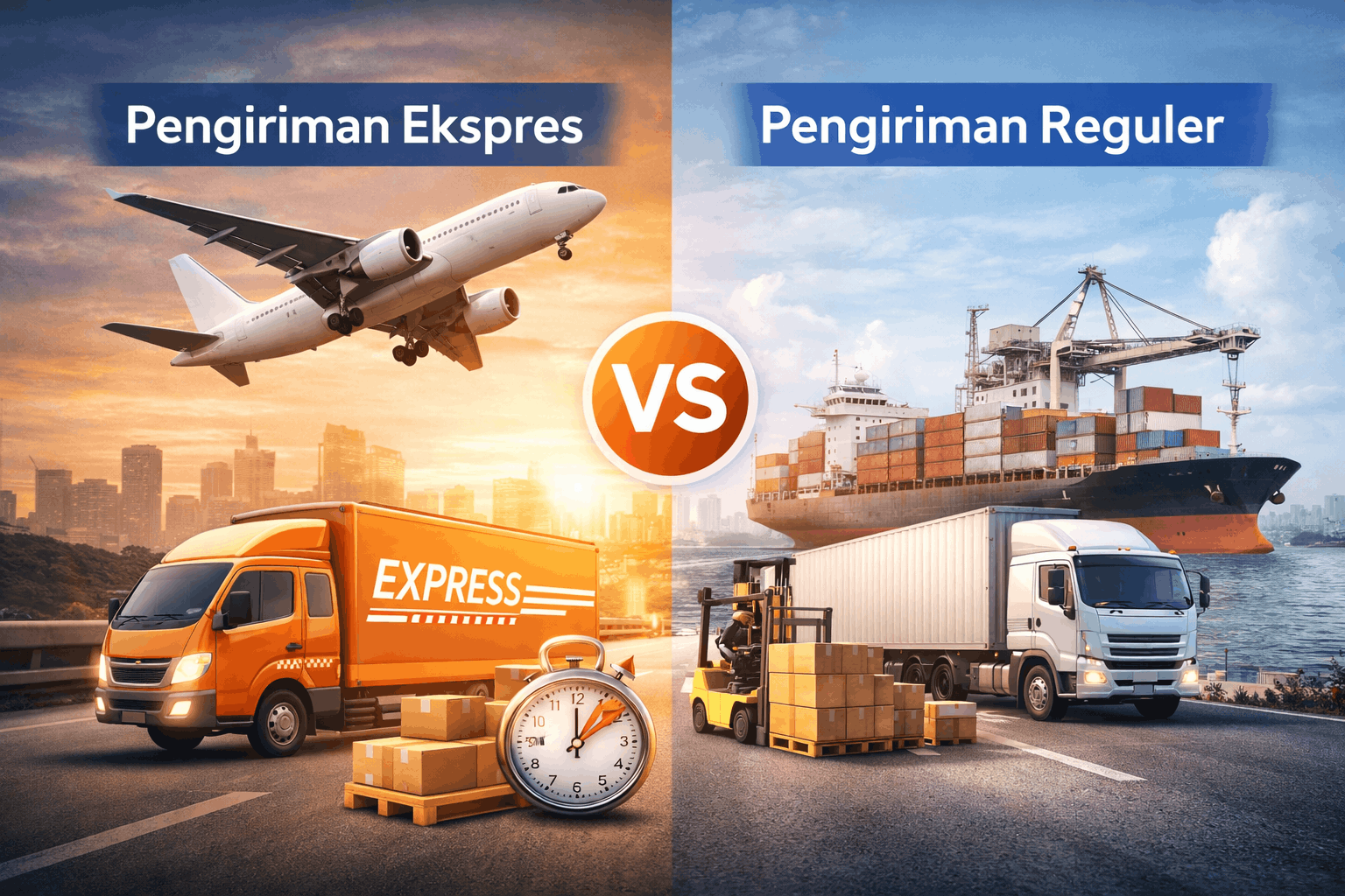 Perbedaan Pengiriman Ekspres dan Reguler: Mana yang Tepat untuk Kebutuhan Anda?